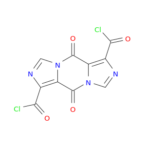 5,10-dioxo-5h,10h-diimidazo(1,5-a:1',5'-d)pyrazine-1,6-dicarbonyl dichloride