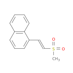Naphthalene, 1-[(1E)-2-(methylsulfonyl)ethenyl]-