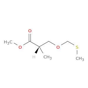 Propanoic acid, 2-methyl-3-[(methylthio)methoxy]-, methyl ester, (S)-