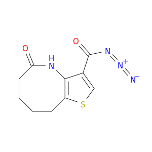 Thieno[3,2-b]azocine-3-carbonyl azide, 4,5,6,7,8,9-hexahydro-5-oxo-