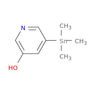 3-Pyridinol, 5-(trimethylstannyl)-