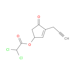 Acetic acid, dichloro-, 4-oxo-3-(2-propynyl)-2-cyclopenten-1-yl ester