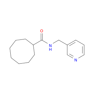 Cyclooctanecarboxamide, N-(3-pyridinylmethyl)-