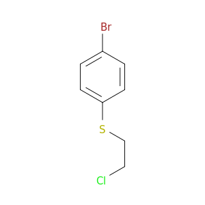 1-溴-4-[(2-氯乙基)硫烷基]苯