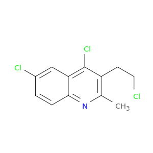 Quinoline, 4,6-dichloro-3-(2-chloroethyl)-2-methyl-
