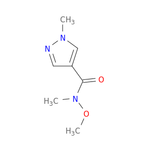 N-methoxy-N,1-dimethyl-1H-pyrazole-4-carboxamide