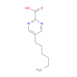 2-Pyrimidinecarboxylicacid, 5-hexyl-
