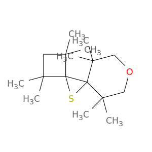 8-Oxa-11-thiadispiro[3.0.5.1]undecane, 1,1,3,3,6,6,10,10-octamethyl-
