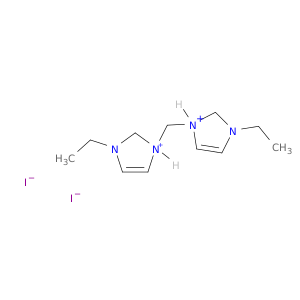 1H-Imidazolium, 1,1'-methylenebis[3-ethyl-, diiodide