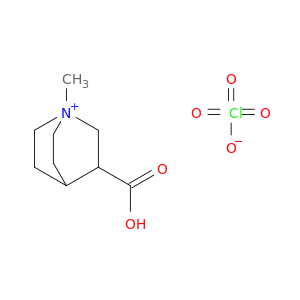 1-Azoniabicyclo[2.2.2]octane, 3-carboxy-1-methyl-, perchlorate