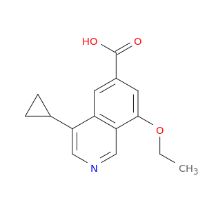 6-Isoquinolinecarboxylic acid, 4-cyclopropyl-8-ethoxy-