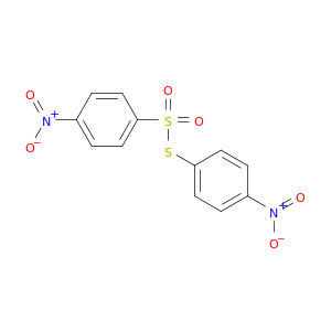 Benzenesulfonothioic acid, 4-nitro-, S-(4-nitrophenyl) ester