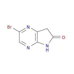 2-溴-5H-吡咯并[2,3-b]吡嗪-6(7H)-酮