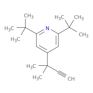 Pyridine, 2,6-bis(1,1-dimethylethyl)-4-(1,1-dimethyl-2-propynyl)-