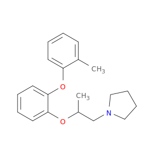 Pyrrolidine,1-[2-[2-(2-methylphenoxy)phenoxy]propyl]-