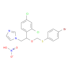 1-(2-(((4-Bromophenyl)thio)methoxy)-2-(2,4-dichlorophenyl)ethyl)-1H-imidazole nitrate