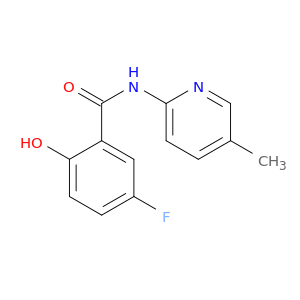 BENZAMIDE, 5-FLUORO-2-HYDROXY-N-(5-METHYL-2-PYRIDINYL)-