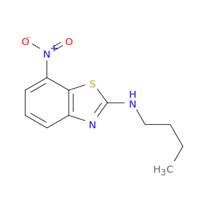 2-Benzothiazolamine, N-butyl-7-nitro-