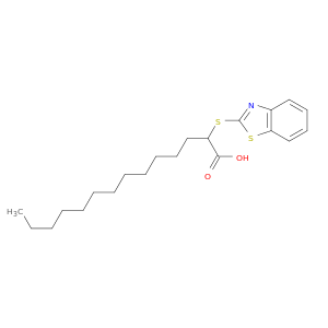 Tetradecanoic acid, 2-(2-benzothiazolylthio)-