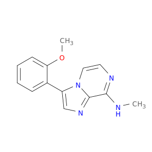 Imidazo[1,2-a]pyrazin-8-amine, 3-(2-methoxyphenyl)-N-methyl-