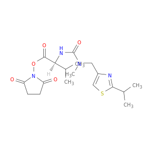 Urea,N'-[(1S)-1-[[(2,5-dioxo-1-pyrrolidinyl)oxy]carbonyl]-2-methylpropyl]-N-methyl-N-[[2-(1-methylethyl)-4-thiazolyl]methyl]-(9CI)