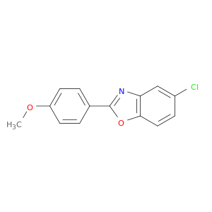 Benzoxazole, 5-chloro-2-(4-methoxyphenyl)-