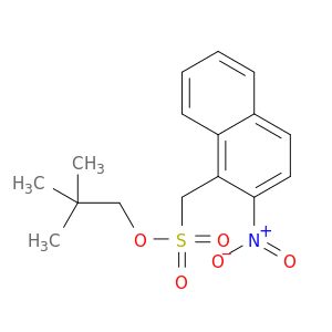 1-Naphthalenemethanesulfonic acid, 2-nitro-, 2,2-dimethylpropyl ester
