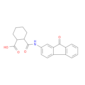 2-[(9-oxo-9h-fluoren-2-yl)carbamoyl]cyclohexanecarboxylic acid