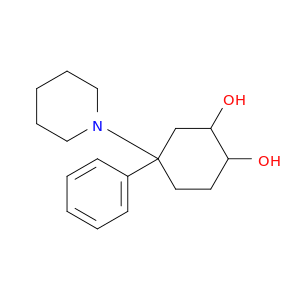 1,2-Cyclohexanediol, 4-phenyl-4-(1-piperidinyl)-