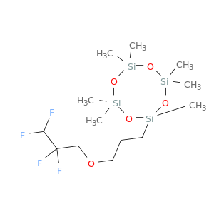 Cyclotetrasiloxane, heptamethyl[3-(2,2,3,3-tetrafluoropropoxy)propyl]-