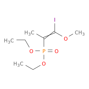 Phosphonic acid, (2-iodo-2-methoxy-1-methylethenyl)-, diethyl ester