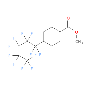 Cyclohexanecarboxylic acid, 4-(undecafluoropentyl)-, methyl ester