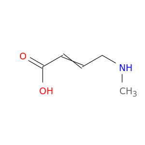 2-Butenoic acid, 4-(methylamino)-