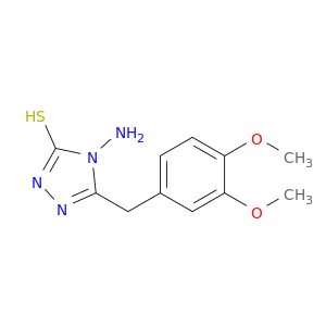 4-氨基-5-[(3,4-二甲氧基苯基)甲基]-2,4-二氢-3H-1,2,4-三唑-3-Thione