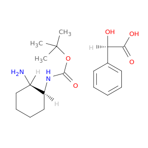 叔丁基((1S,2R)-2-氨基环己基)氨基甲酸酯(R)-2-羟基-2-苯乙酸酯