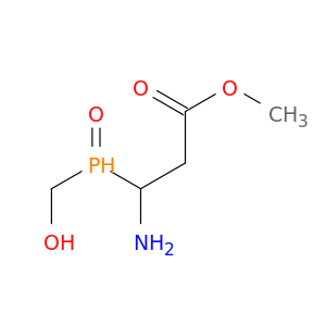Propanoic acid, 3-amino-3-(hydroxymethylphosphinyl)-, methyl ester