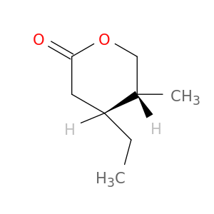 2H-Pyran-2-one, 4-ethyltetrahydro-5-methyl-, (4R,5R)-