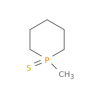 Phosphorinane, 1-methyl-, 1-sulfide