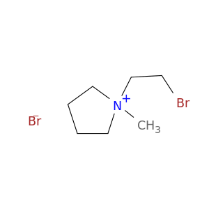 Pyrrolidinium, 1-(2-bromoethyl)-1-methyl-, bromide