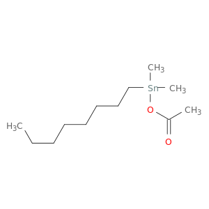 Stannane, (acetyloxy)dimethyloctyl-