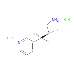 trans,rel-[(1R,2R)-2-(Pyridin-3-yl)cyclopropyl]methanamine Dihydrochloride