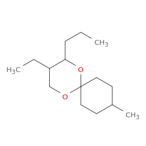 1,5-Dioxaspiro[5.5]undecane, 3-ethyl-9-methyl-2-propyl-