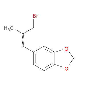 1,3-Benzodioxole, 5-(3-bromo-2-methyl-1-propenyl)-
