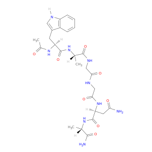 L-Alaninamide, N-acetyl-L-tryptophyl-L-alanylglycylglycyl-L-asparaginyl-