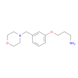 1-Propanamine, 3-[3-(4-morpholinylmethyl)phenoxy]-