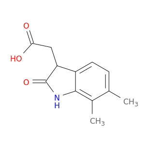 (6,7-DIMETHYL-2-OXO-2,3-DIHYDRO-1H-INDOL-3-YL)ACETIC ACID