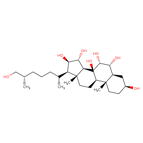 Cholestane-3,6,7,8,15,16,26-heptol, (3b,5a,6a,7a,15a,16b,25S)-