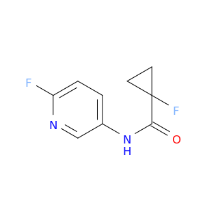 Cyclopropanecarboxamide, 1-fluoro-N-(6-fluoro-3-pyridinyl)- (9CI)