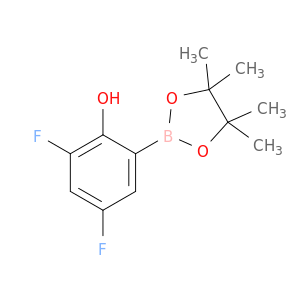 2,4-二氟-6-(4,4,5,5-四甲基-1,3,2-二氧硼杂环戊烷-2-基)苯酚