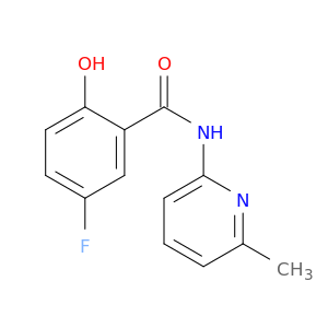 BENZAMIDE, 5-FLUORO-2-HYDROXY-N-(6-METHYL-2-PYRIDINYL)-